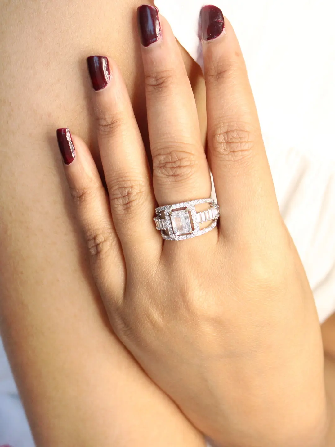Square Rings Wedding ring square stone | Honestweddingadvice.com