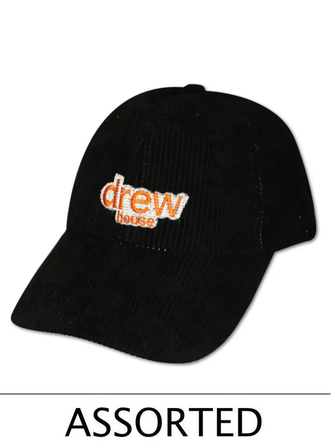 DREW Black Embroidered Logo Baseball Cap Drew Lane Show Embroidered Hat | Griffin Claw and Blackgrass  main image 4