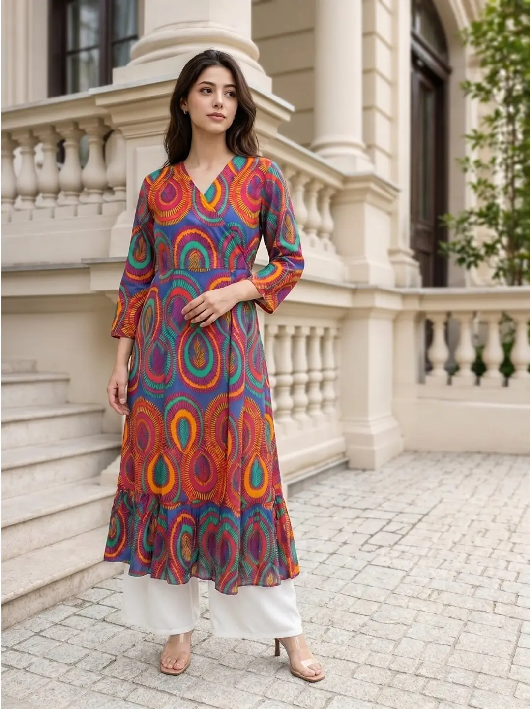 Flared A line Cotton Kurta